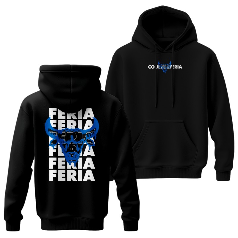 Sweats - Feria x6 Taureau spray bleu