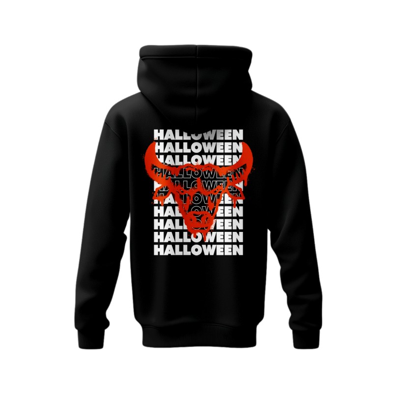 Sweats - Halloween taureau spray orange