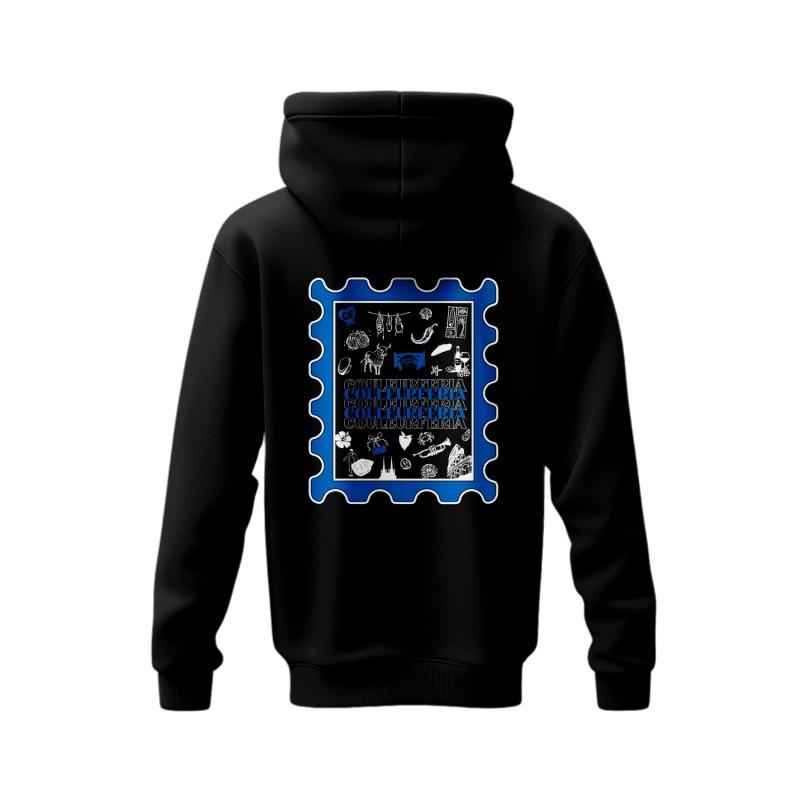 Sweats - Timbre feria bleu et blanc