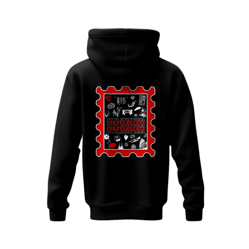 Sweats - Timbre feria rouge et blanc