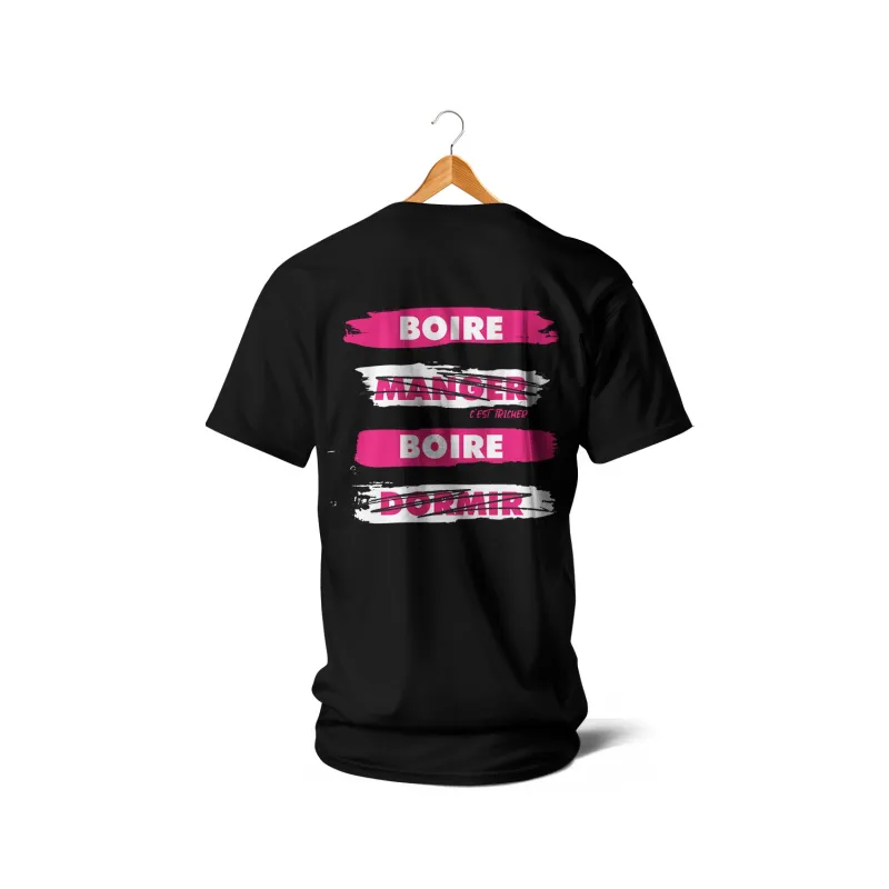 T-shirts - Manger c'est tricher (rose)