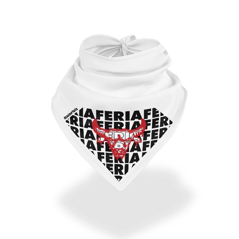 Bandana - Feria x6 + Taureau spray (rouge et blanc)