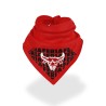 Bandana - Feria + Taureau spray (blanc et rouge)