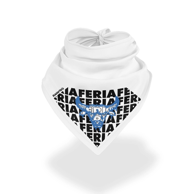 Bandana - Feria x6 + Taureau spray (bleu et blanc)