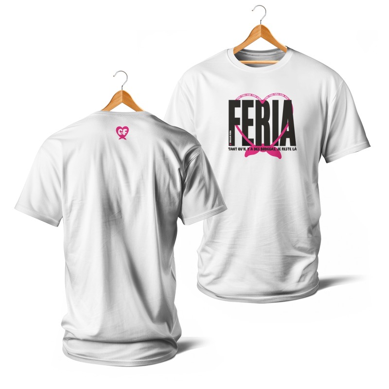 T-shirts - Tant qu'il y a des bodegas, je reste là (rose)