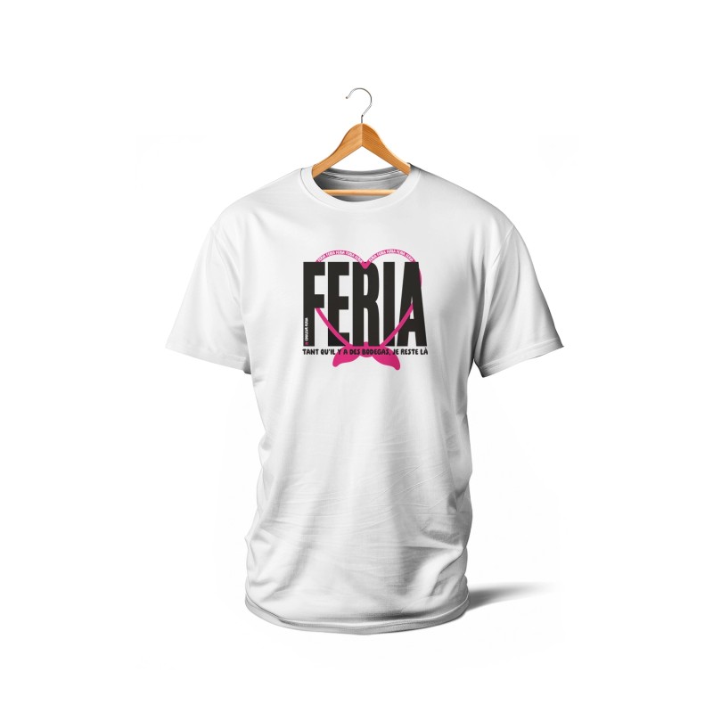 T-shirts - Tant qu'il y a des bodegas, je reste là (rose)