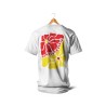 T-shirts - Couleur Féria, fleur double (rouge et jaune)