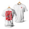 T-shirts - Couleur Féria, fleur double (rouge)