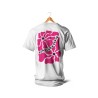 T-shirts - Couleur Féria, fleur double (rose)