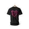T-shirts - La Féria est déclarée (rose et noir)