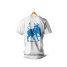 T-shirts - Couleur Féria, collage taureau (bleu)