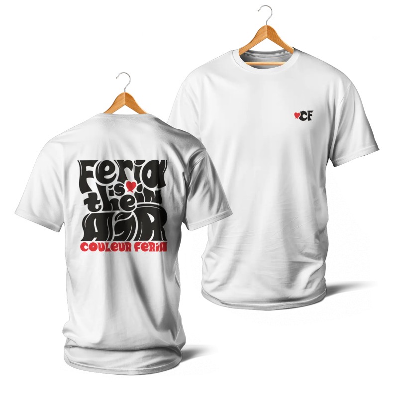 T-shirts - Couleur Féria, Féria is in the Air (rouge)