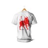 T-shirts - Couleur Féria, collage taureau (rouge)