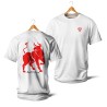 T-shirts - Couleur Féria, collage taureau (rouge)