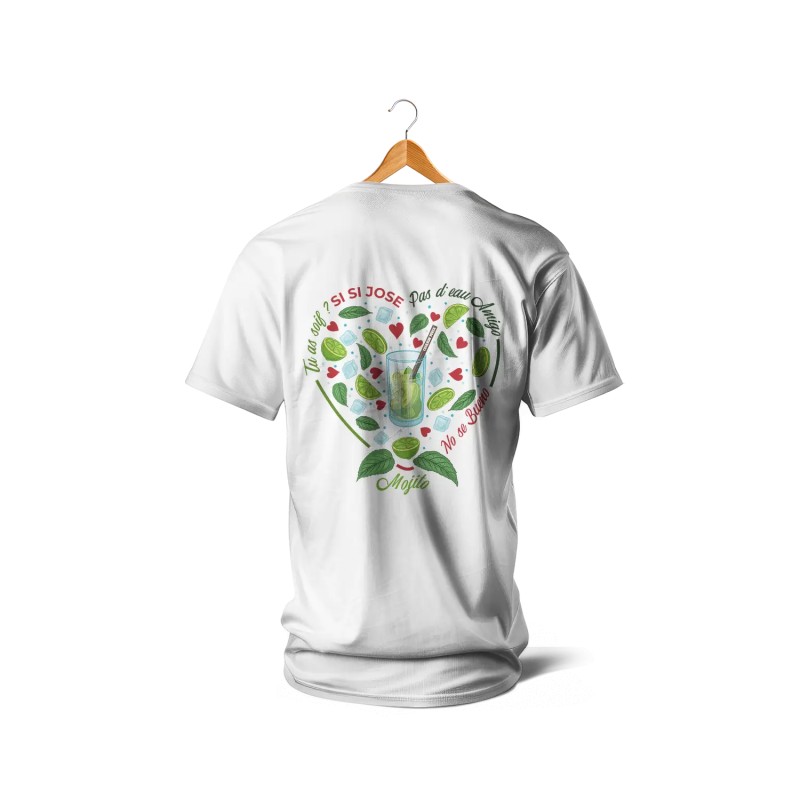 T-shirts - Couleur Féria, Cœur Mojito