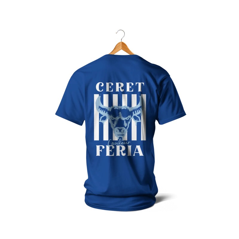 T-shirts - Couleur Féria, Céret Féria (Bleu et blanc)