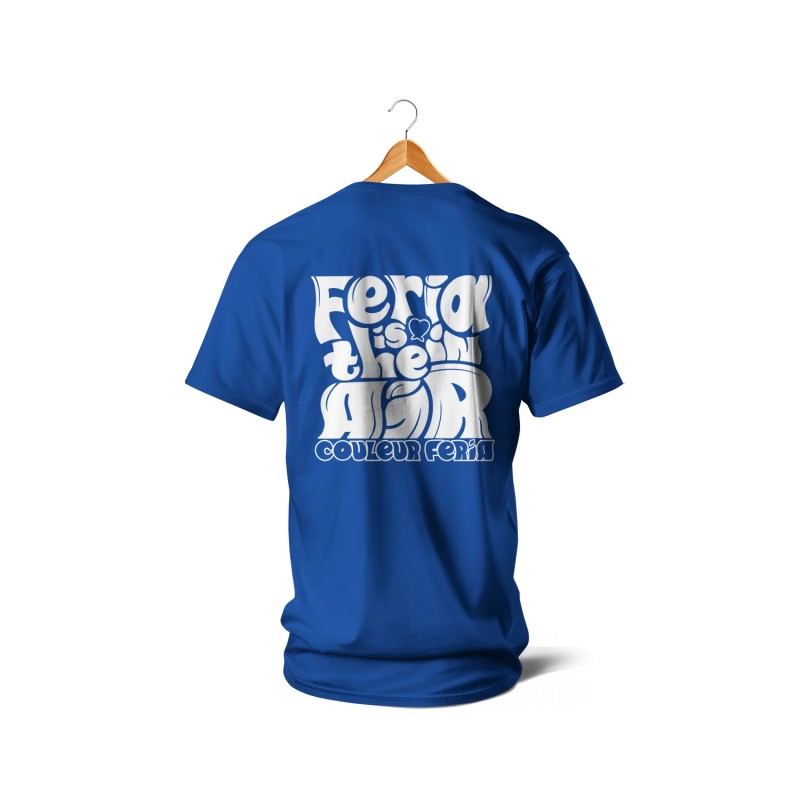 T-shirts - Couleur Féria, Féria is in the Air (bleu et blanc)