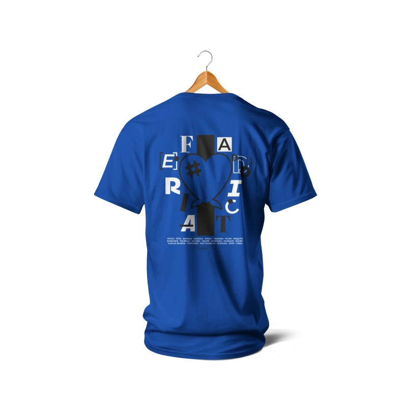 T-shirts - Feria Addict (bleu)