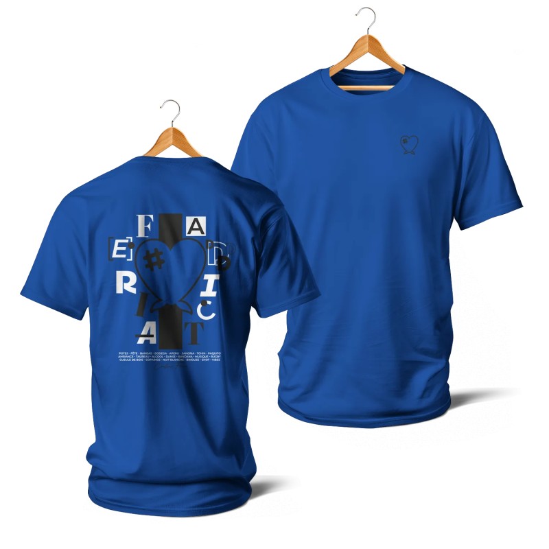 T-shirts - Feria Addict (bleu)