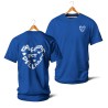 T-shirts - La Féria est déclarée (bleu et blanc)