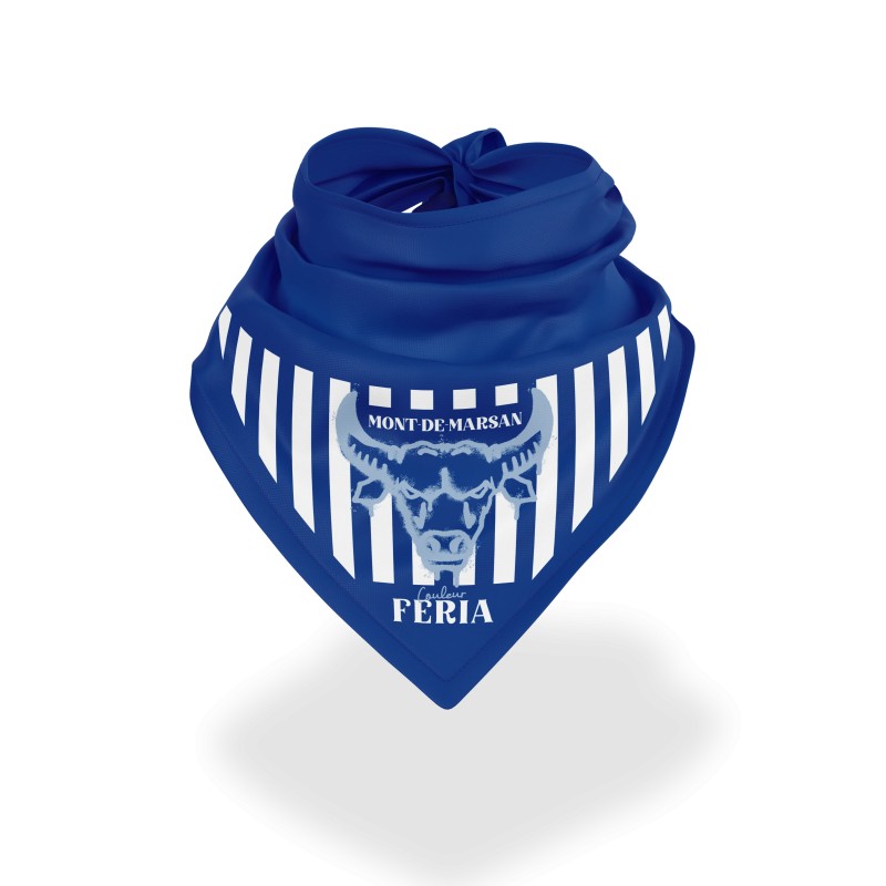 Bandana - Mont-de-Marsan (Bleu et blanc)
