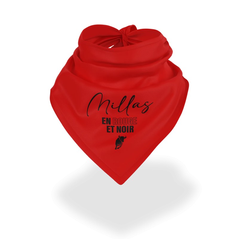 Bandana - Feria de Millas : Millas en rouge et noir