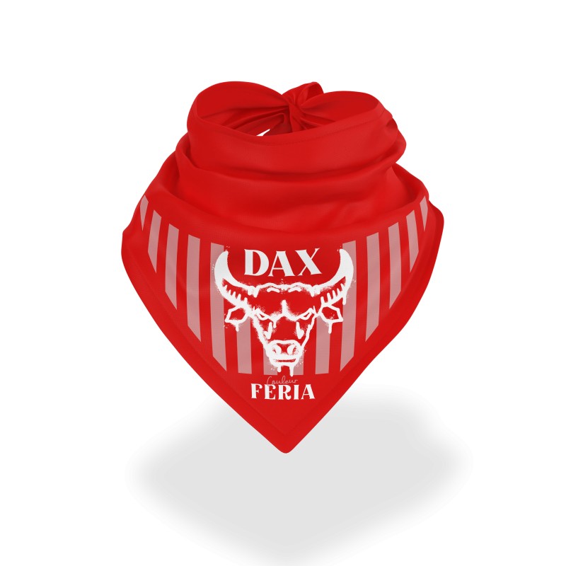 Bandana - Dax (Rouge et blanc)