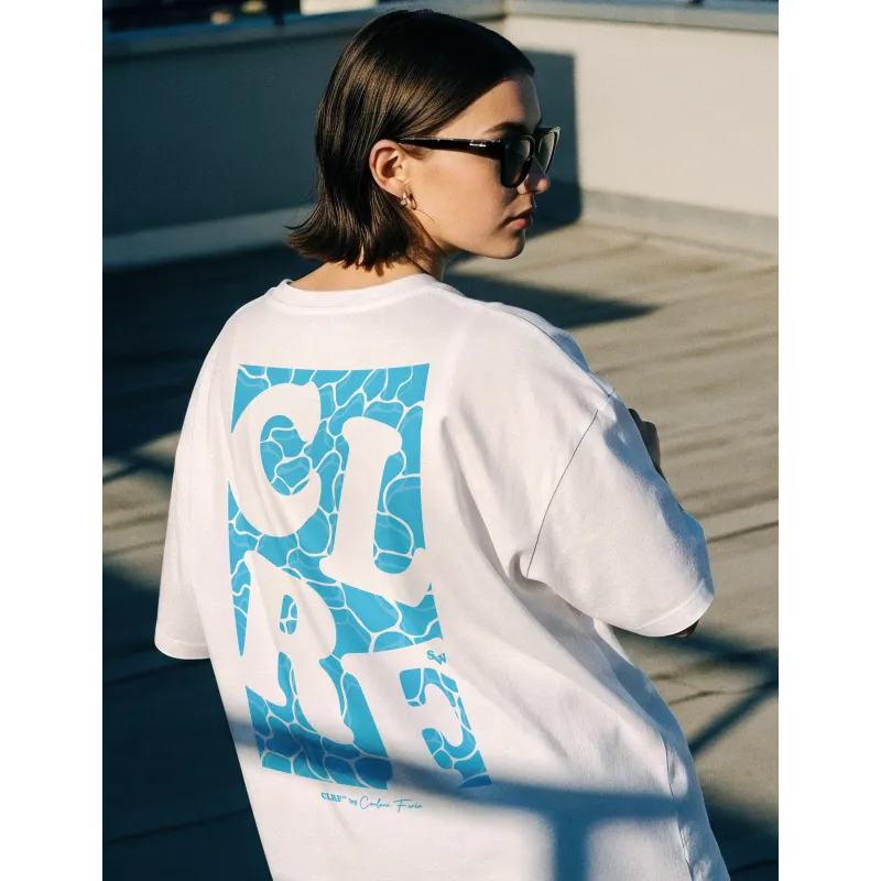 T-shirt Oversize Pool Party – Streetwear Coton 200g | CLRF