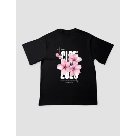 CHERRY CHERIE BLANC T-SHIRT NOIR