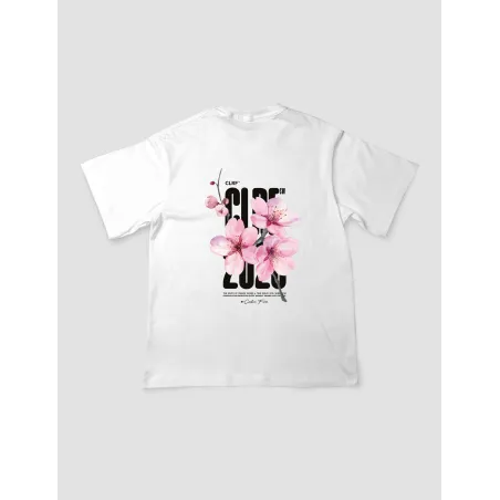 CHERRY CHERIE NOIR T-SHIRT BLANC