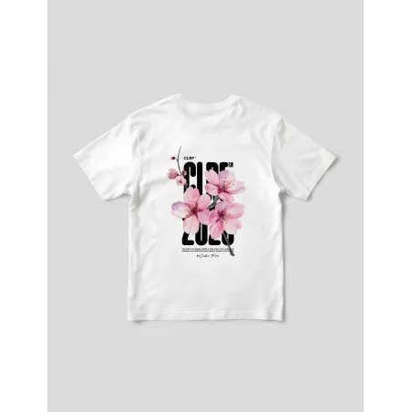 CHERRY CHERIE NOIR T-SHIRT BLANC