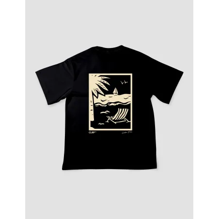 DOLCE VITA BEIGE T-SHIRT NOIR