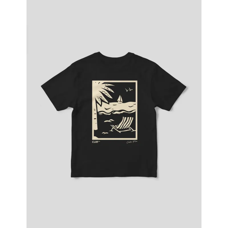 T-shirt Regular Fit Dolce Vita – Illustration Plage | CLRF