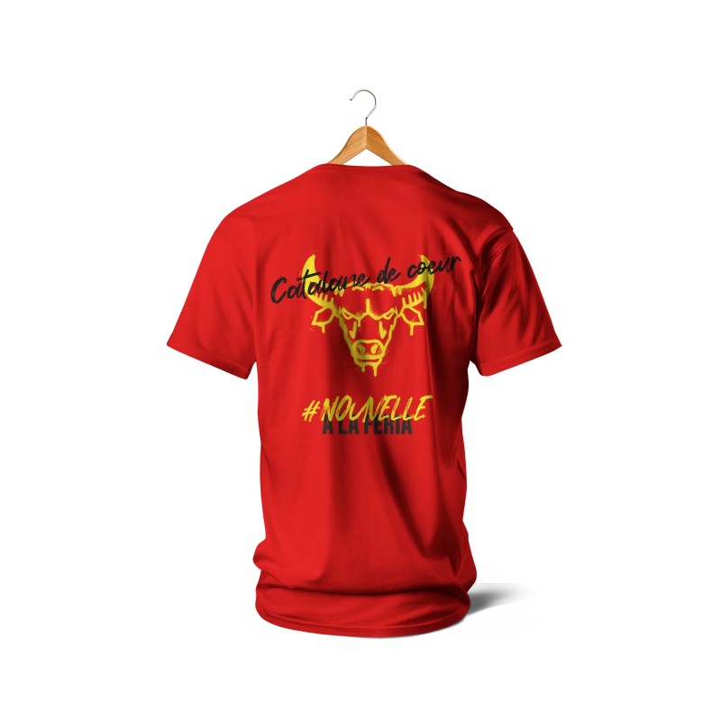 T-shirts - Catalane de coeur (jaune)