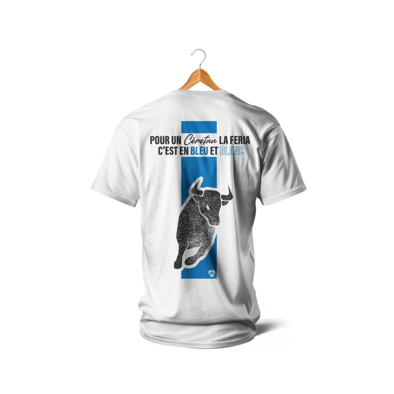 T-shirts - Feria de Céret - Pour un Céretan c'est en bleu et blanc