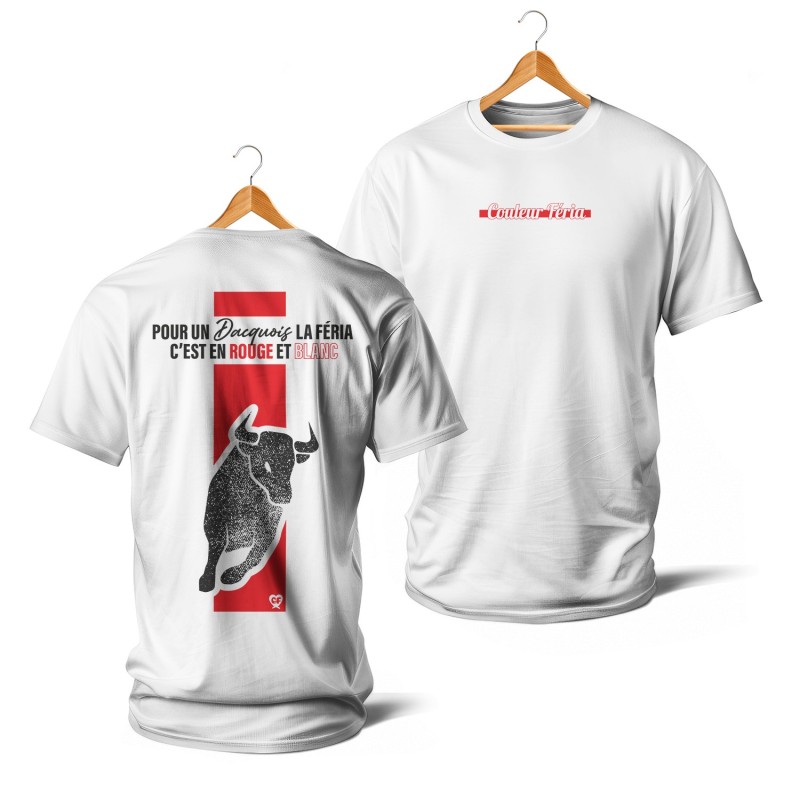 Pour un Dacquois c'est en rouge et blanc