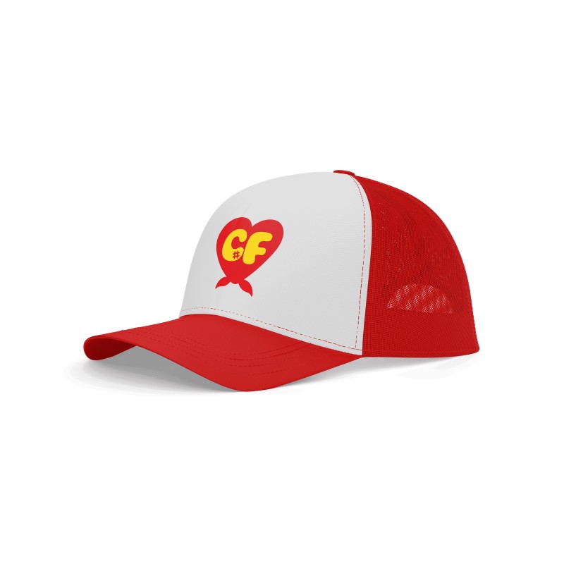 Casquette - CF rouge et jaune