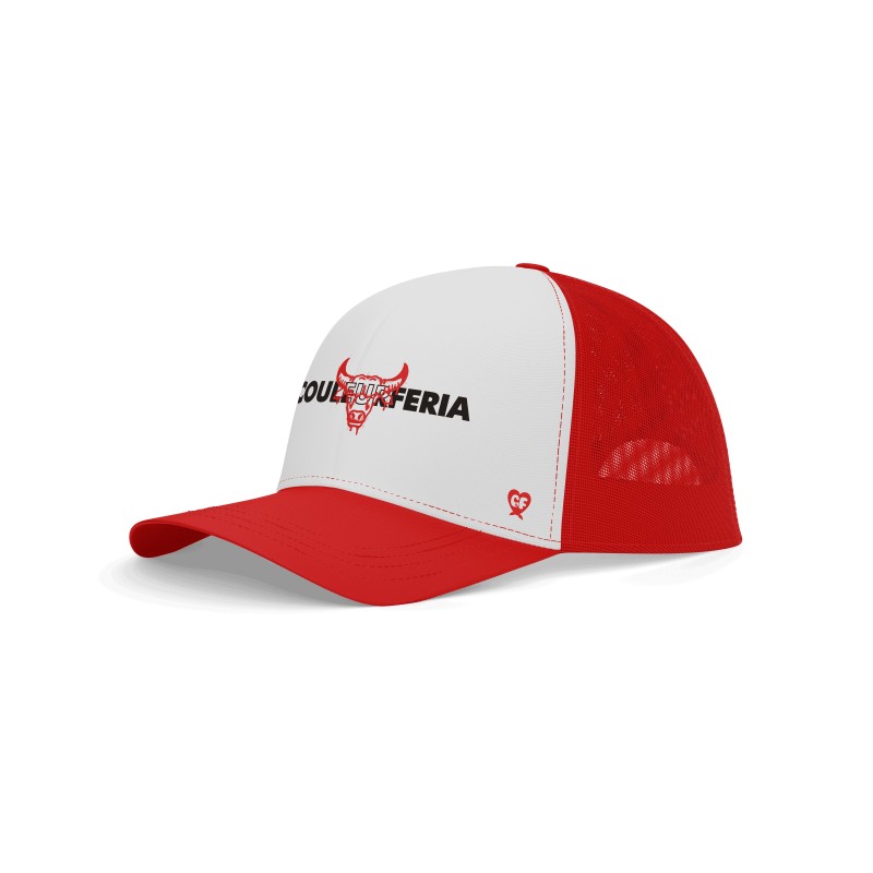 Casquette - Couleur feria et taureau spray (rouge)