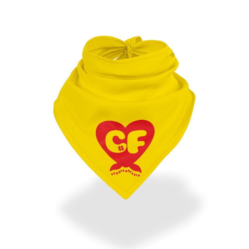Bandana CF Couleurferia (jaune et rouge)