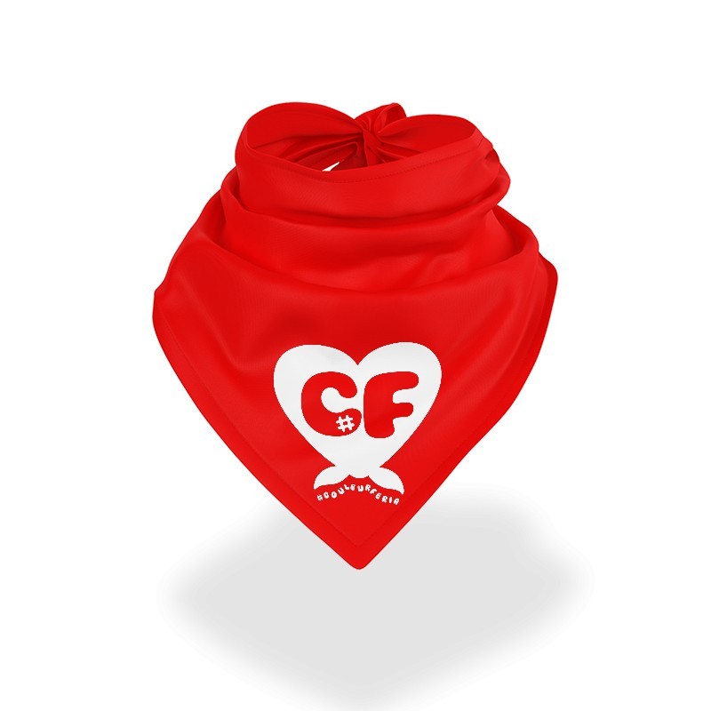 Bandana CF Couleurferia (rouge et blanc)