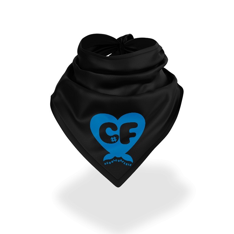 Bandana CF Couleurferia (noir et bleu)
