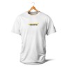 T-SHIRT BLANC - Mon foie est catalan, zero limite (jaune et rouge)