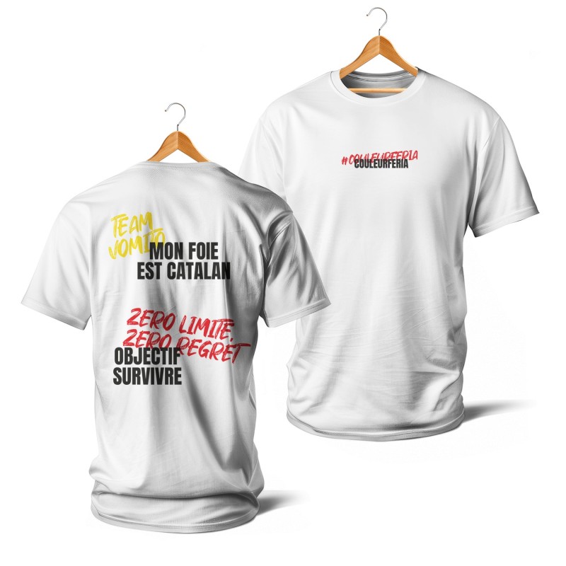 Mon foie est catalan, zéro limite (jaune et rouge)