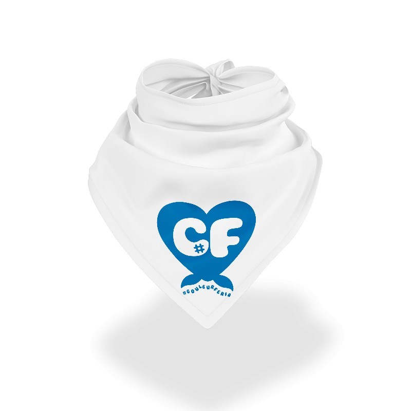 Bandana CF Couleurferia (blanc et bleu)