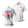 T-shirts - Couleur Féria, coucher de soleil (rouge et bleu)