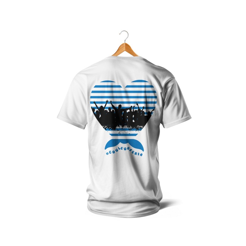 T-shirts - Mariniere coeur noeud (bleu et blanc)