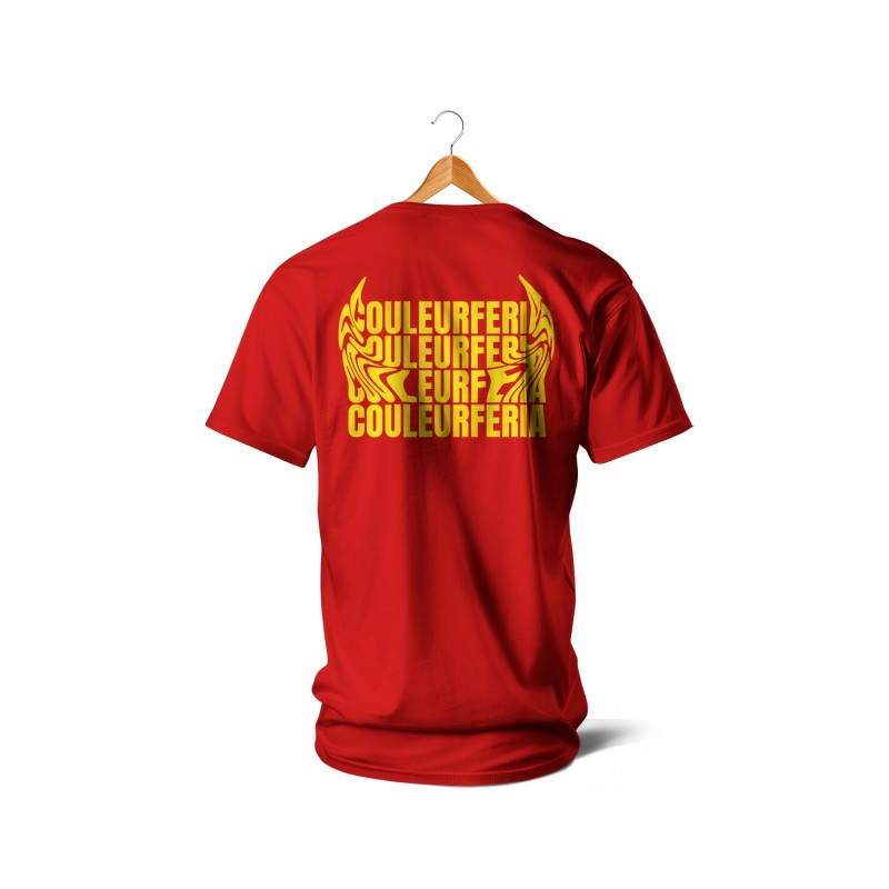 Couleurferia fondu corne (rouge et jaune)