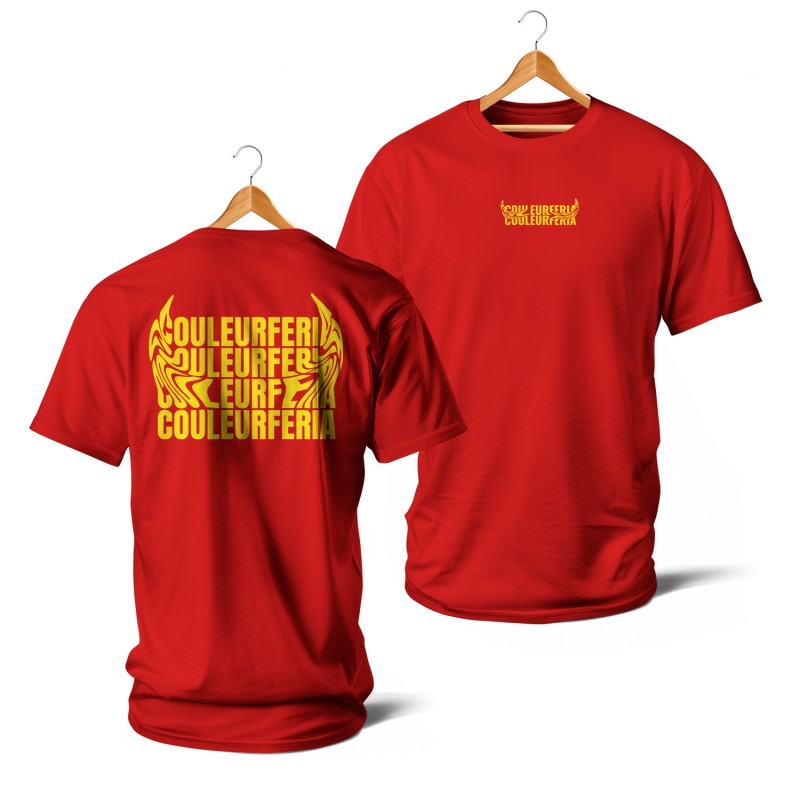 Couleurferia fondu corne (rouge et jaune)