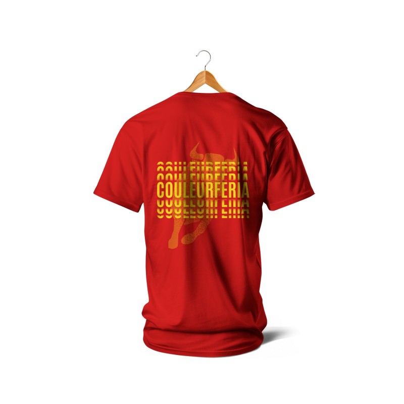 Couleurferia  onde (rouge et jaune)