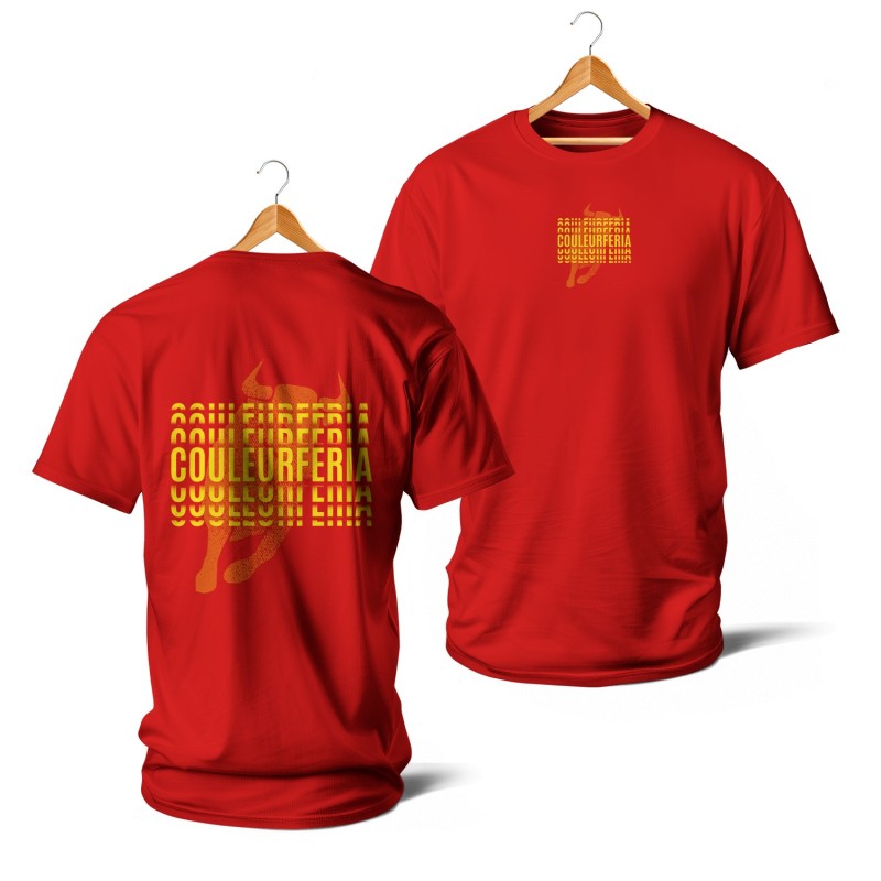 Couleurferia  onde (rouge et jaune)